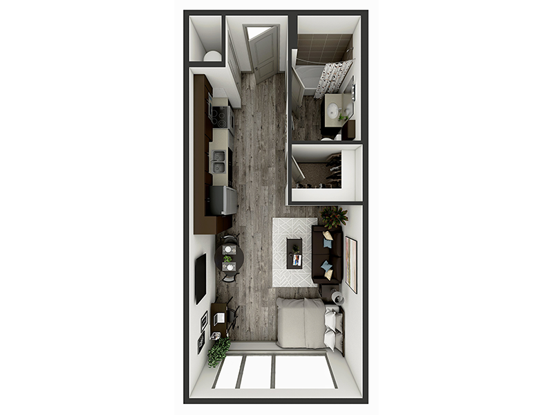 Studio Floor plan layout