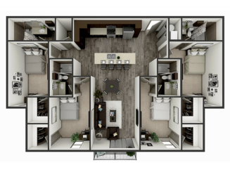 D2 Floor plan layout