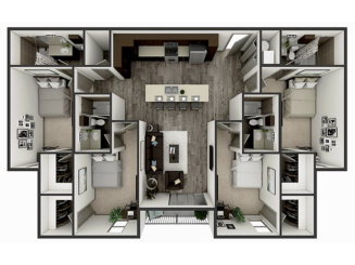 D1 Floor plan layout