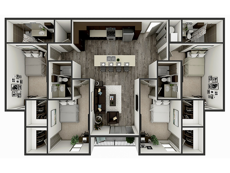 D1 Floor plan layout