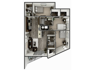 C1 Floor plan layout