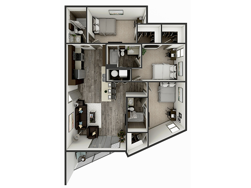 C1 Floor plan layout