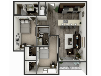 B1 Floor plan layout