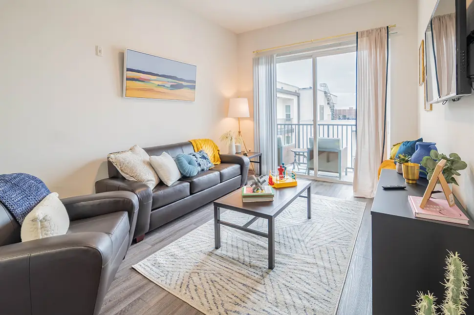 furnished living space