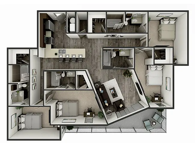 D4 floor plan