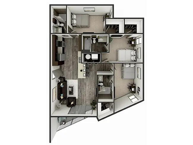 C1 floor plan