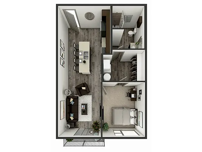 A1 floor plan