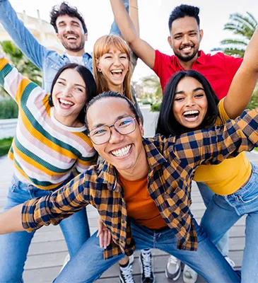 group of young adults