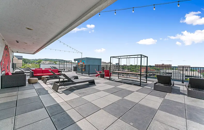 rooftop lounge