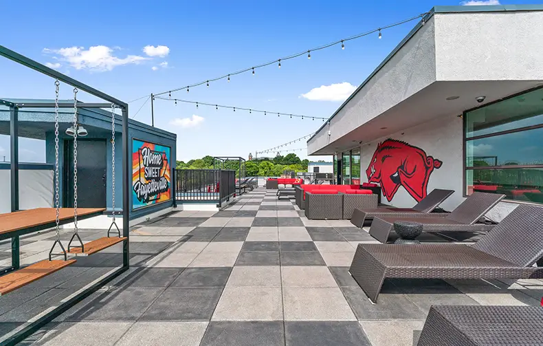 rooftop lounge